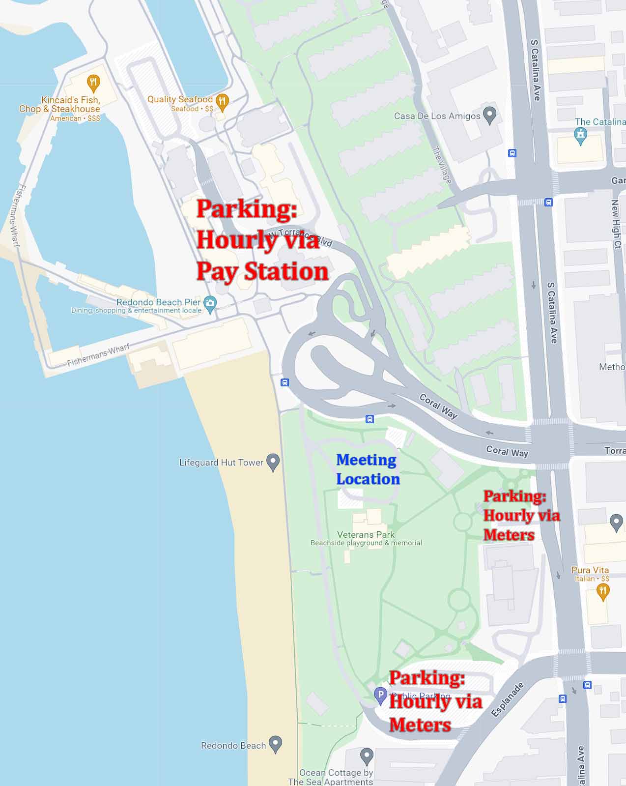 Parking lots at Veterans park for memorial paddle out Parking lots at Veterans park for memorial paddle out